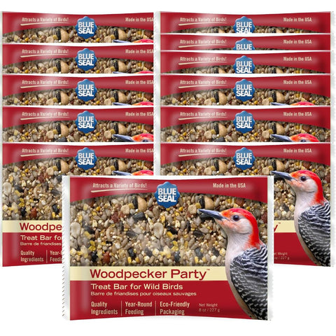 Blue Seal Woodpecker Suet Bars in packaging, ready for year-round feeding