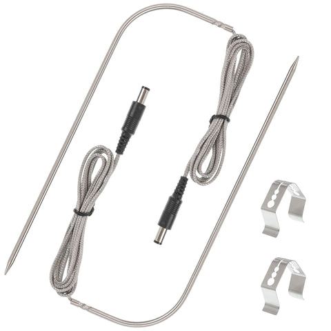 BlueStars meat probe 2-pack shown for precise grilling temperature monitoring