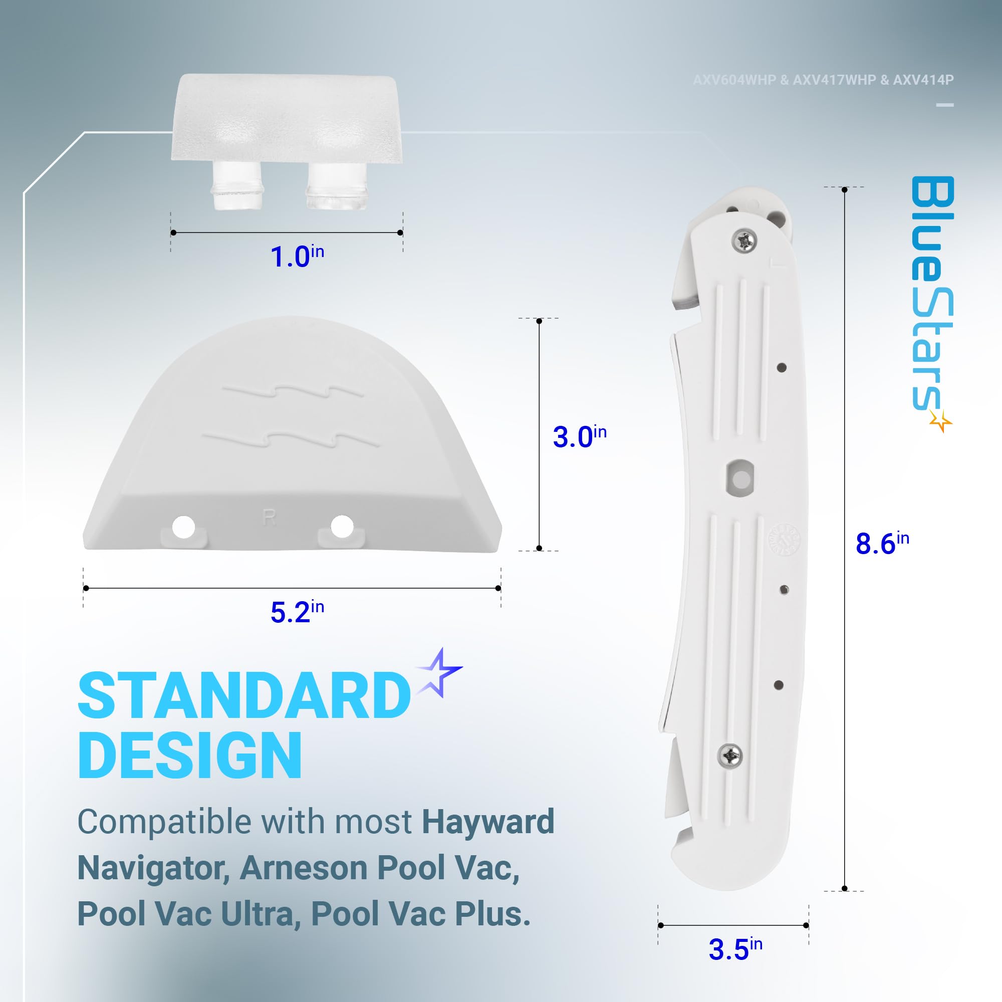 BlueStars AXV417WHP pod swing kit enables quick DIY replacement.