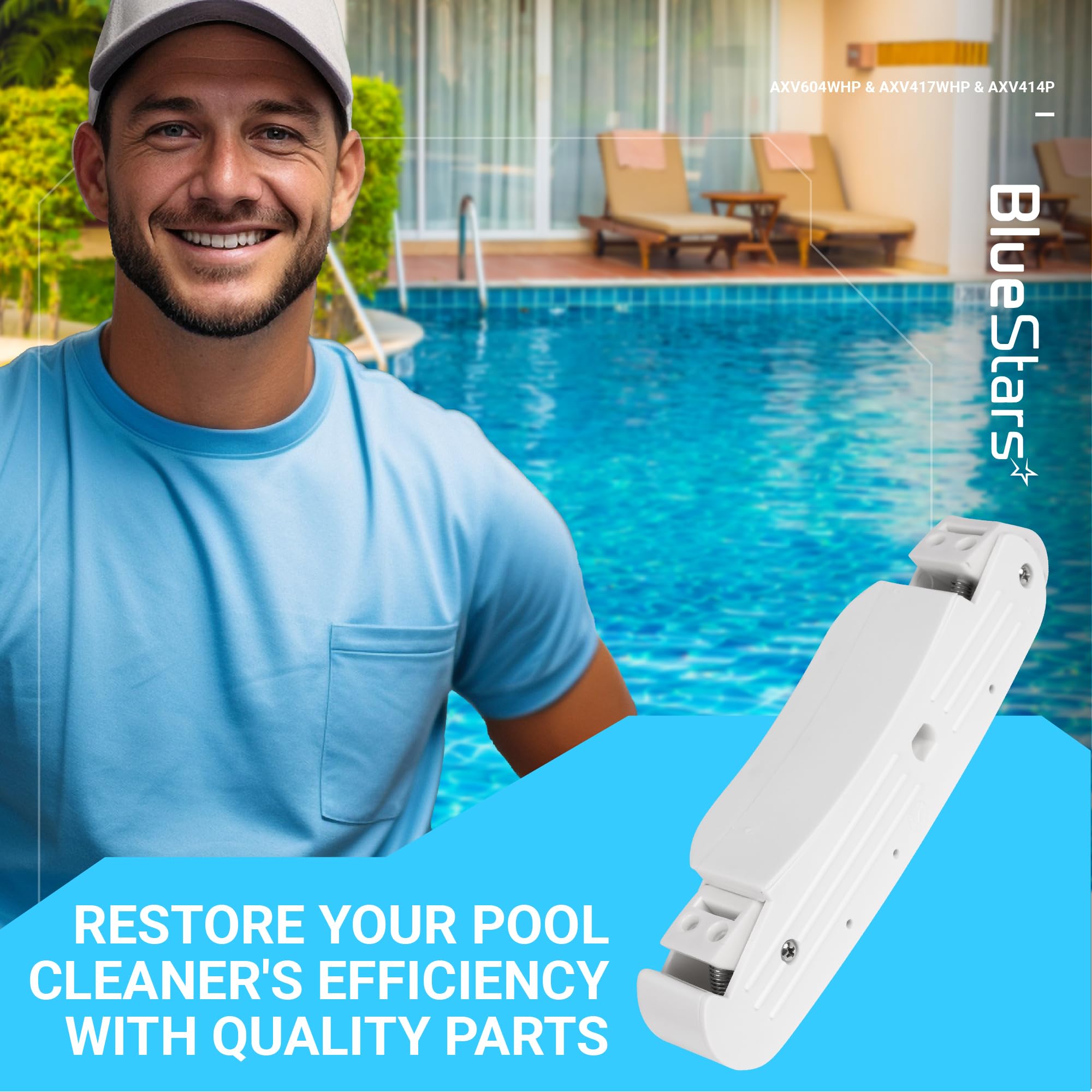 BlueStars DIY installation guide helps you replace parts in minutes.
