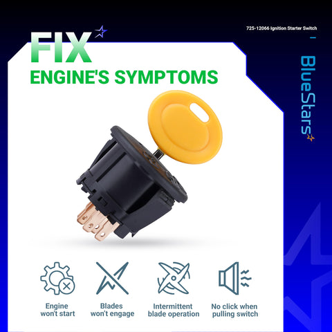BlueStars spare ignition keys included for peace of mind