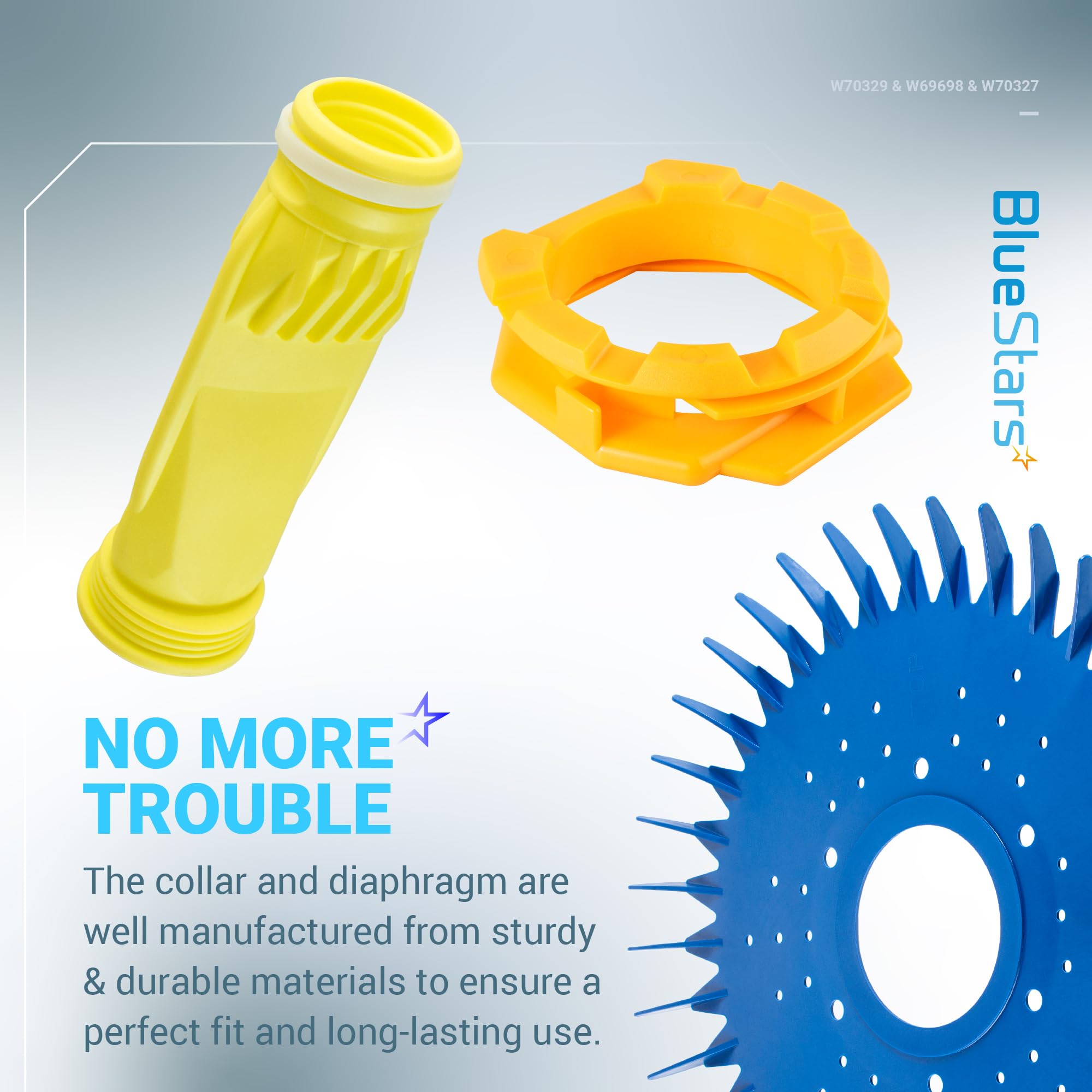 BlueStars W69698 diaphragm assembly detail supports reliable movement