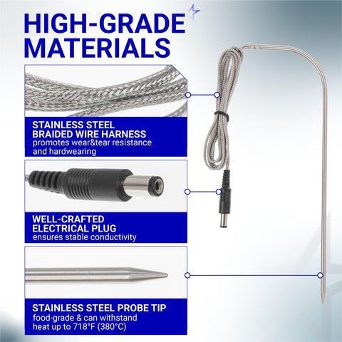 BlueStars wiring and connectors designed to resist outdoor cooking wear