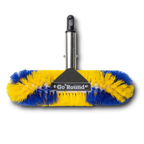 Blue Torrent Pumps GoRound 360 Pro pool brush cleans a 12-inch surface for full coverage.