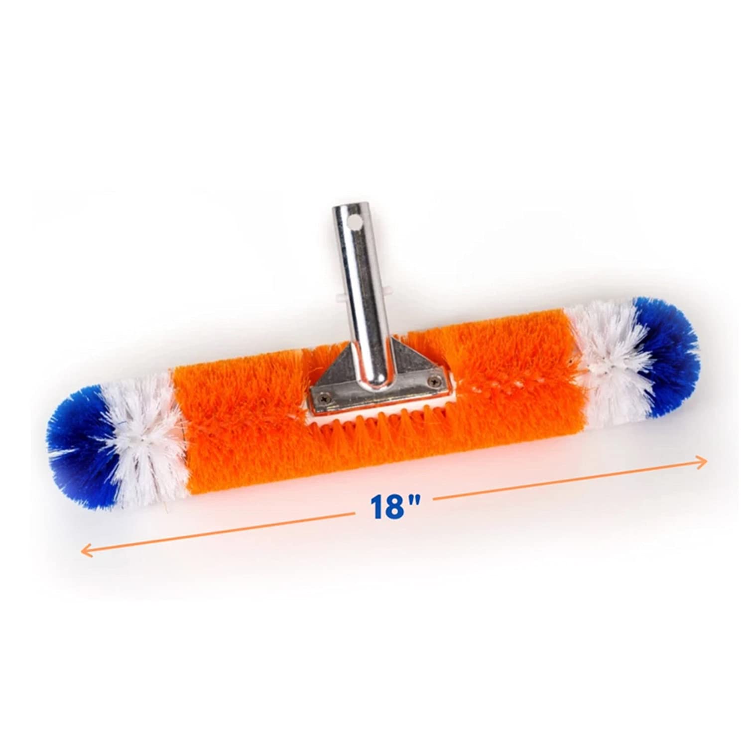 Blue Torrent Pumps GoRound 360 Pro Pool Brush with durable stainless steel bristles.