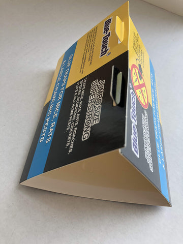 Blue-Touch glue trap featuring professional-strength adhesive for year-round use.
