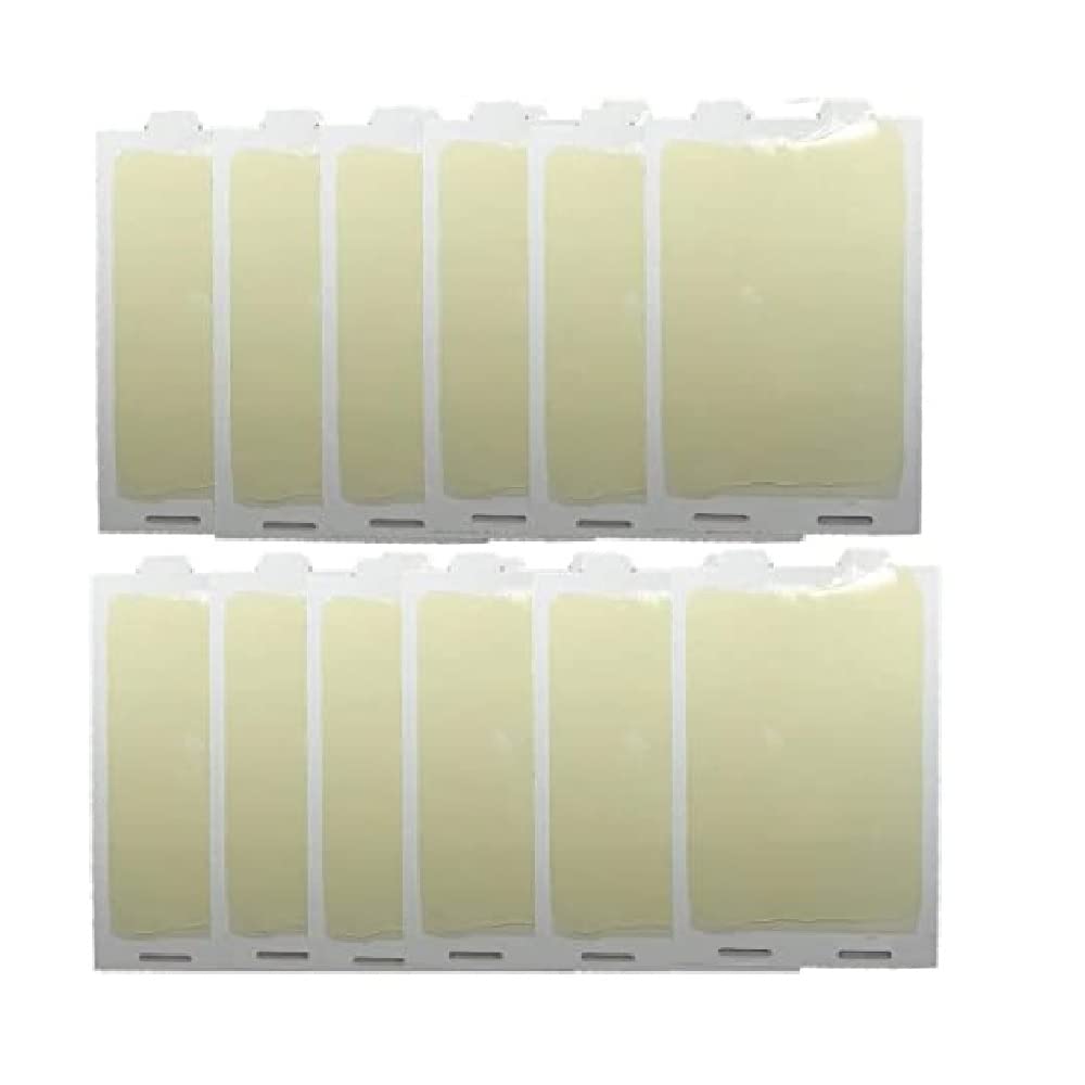 Blue Touch sticky mouse traps closeup, non-toxic solution for mice and insects.