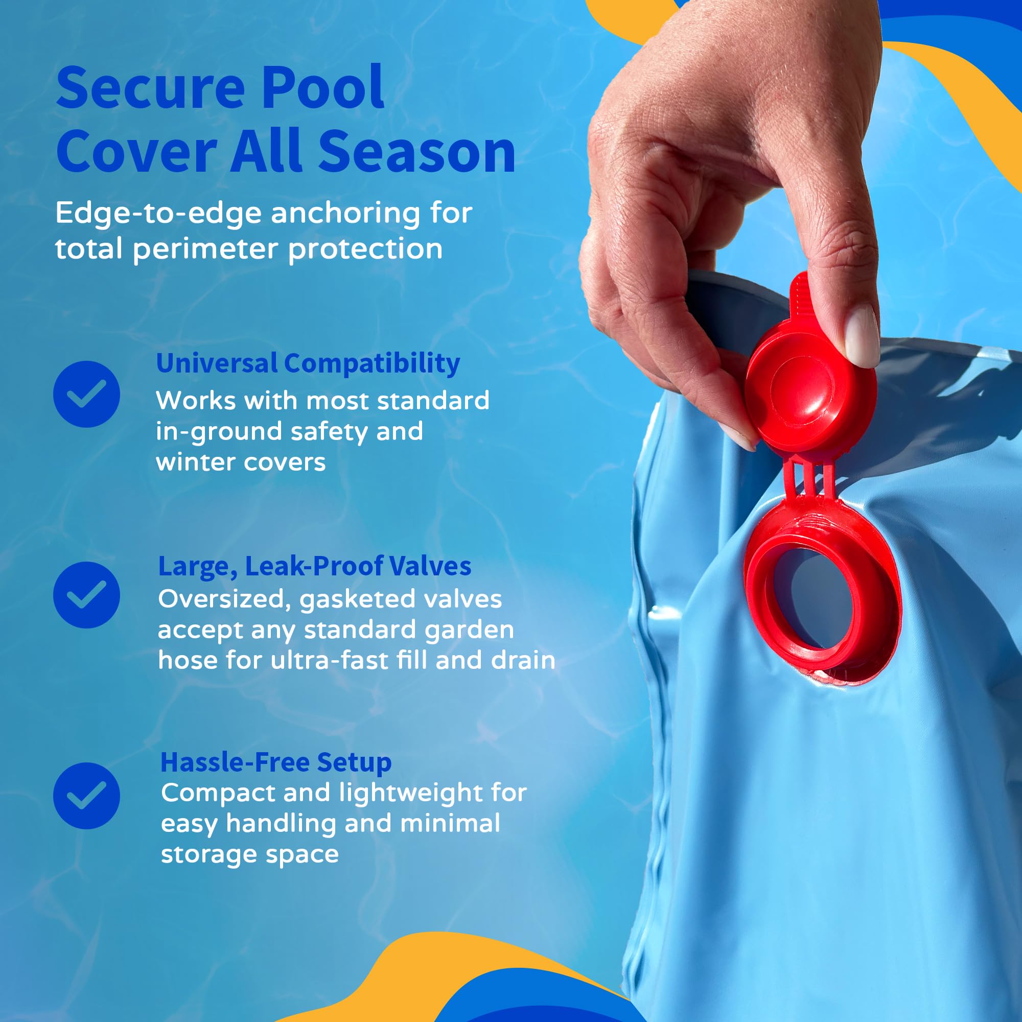 Blue Wave 90-day warranty offers trusted protection for off-season use.