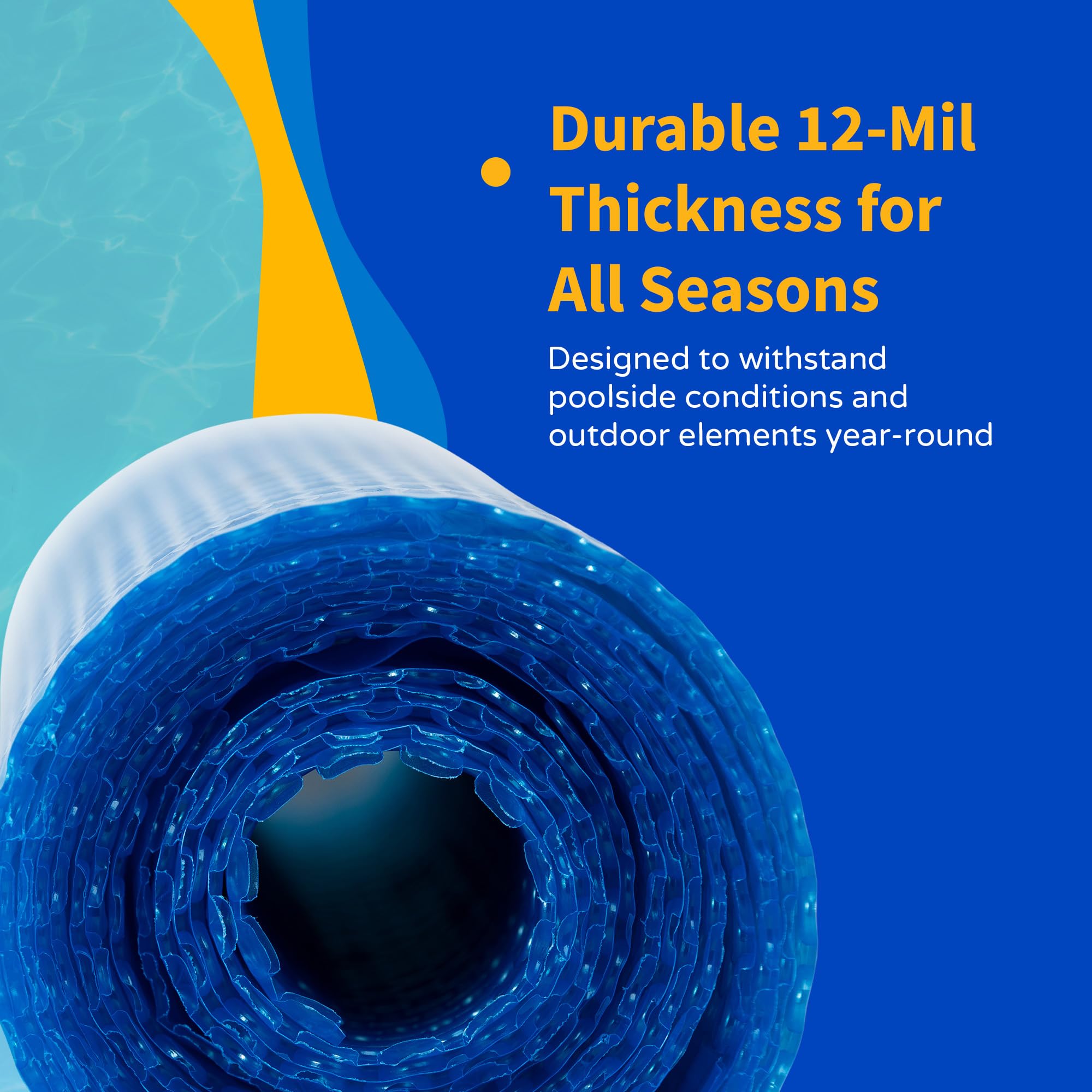 Blue Wave easy trim design for a precise fit