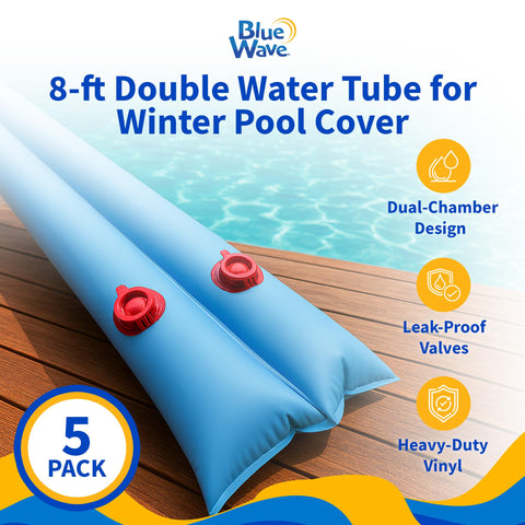 Blue Wave heavy-duty vinyl resists punctures for durable pool cover protection.
