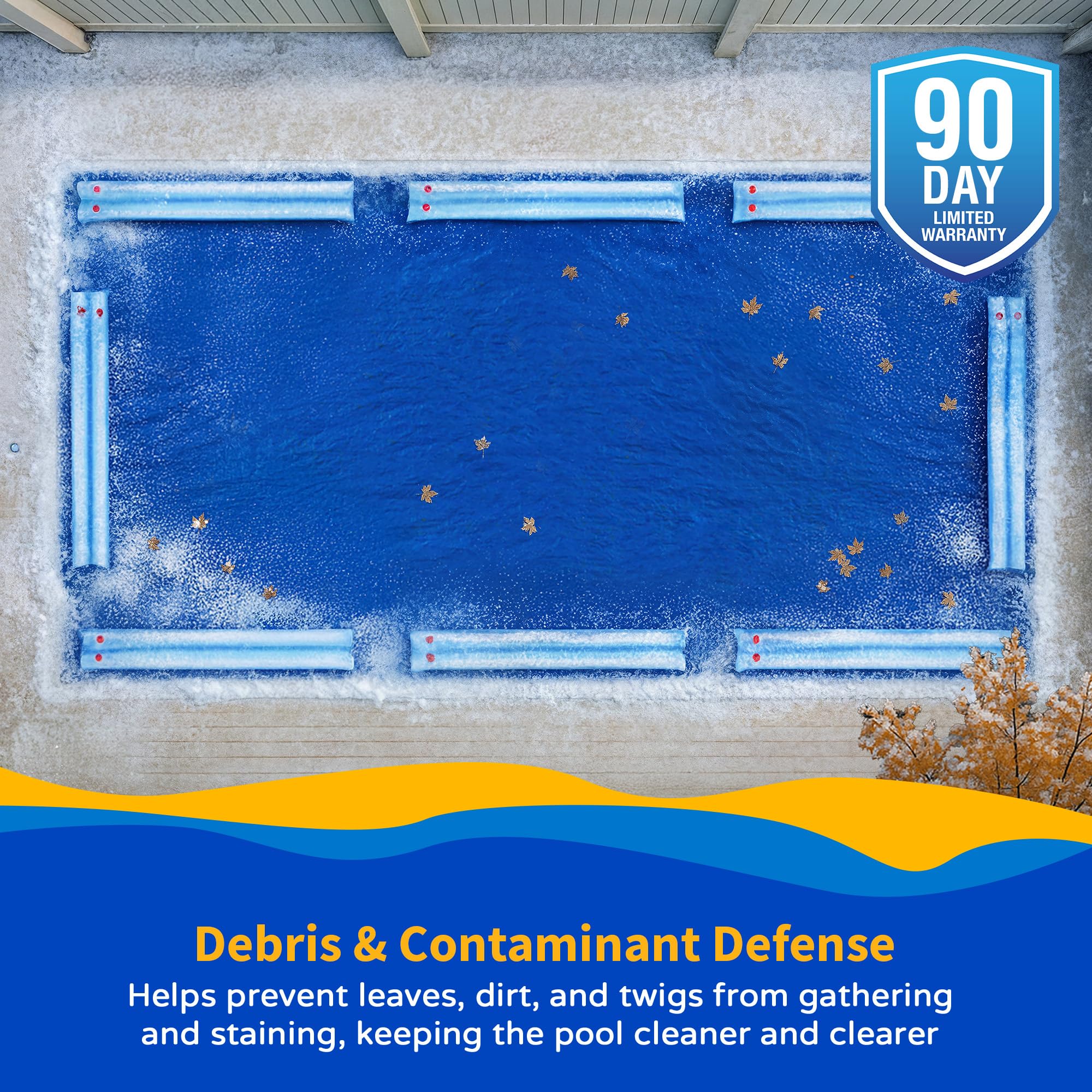 Blue Wave leak-proof valves enable quick filling with a garden hose.