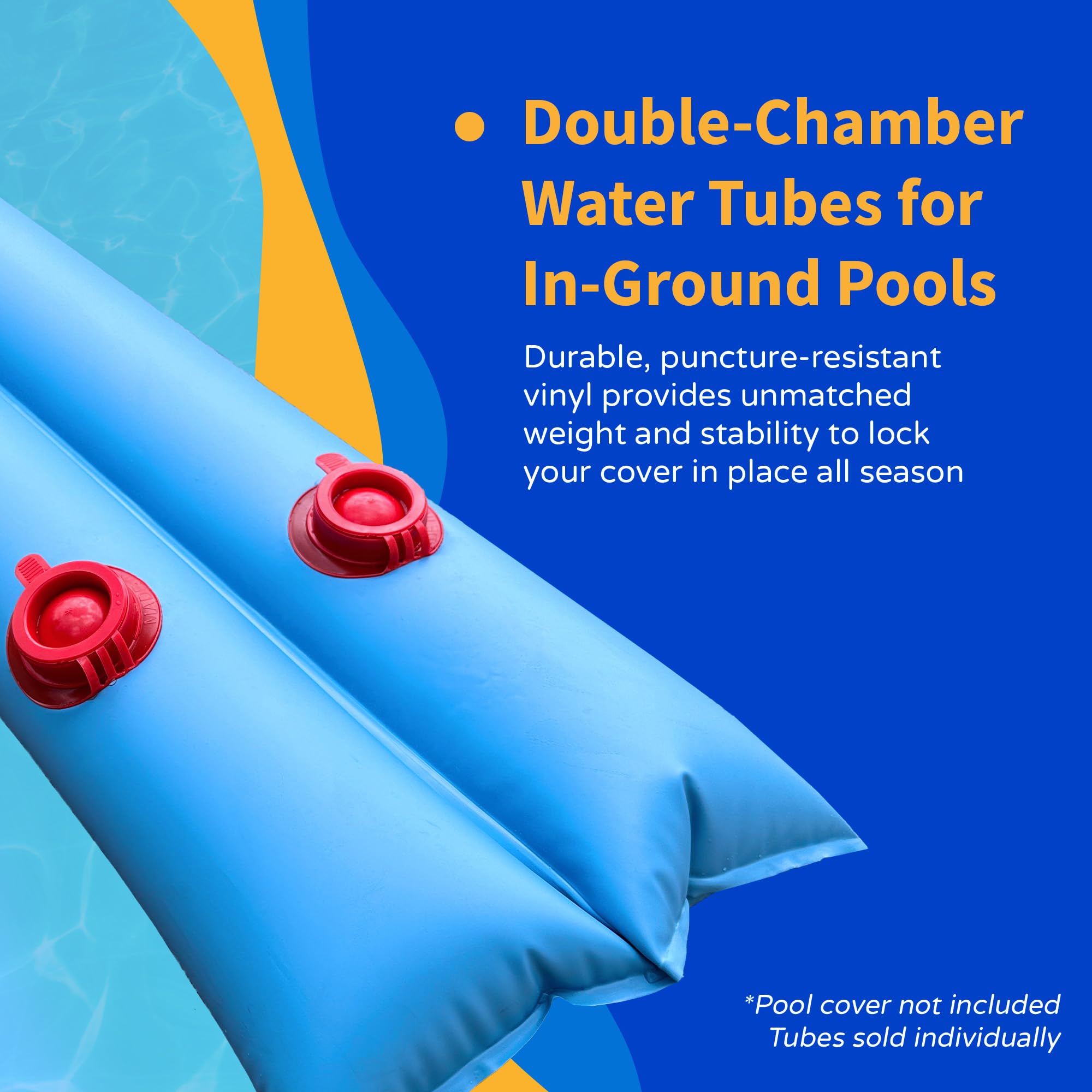 Blue Wave twist-cap seals provide a leak-proof fill for easy setup.