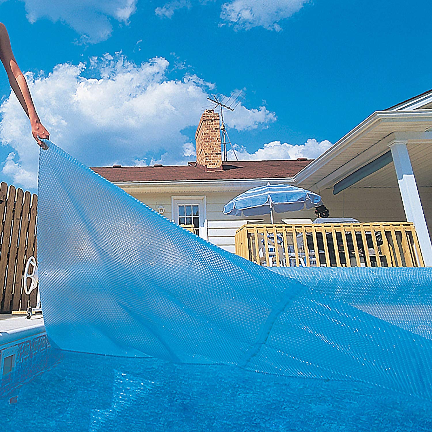 Blue Wave thermal bubbles visible on blanket improving heat retention