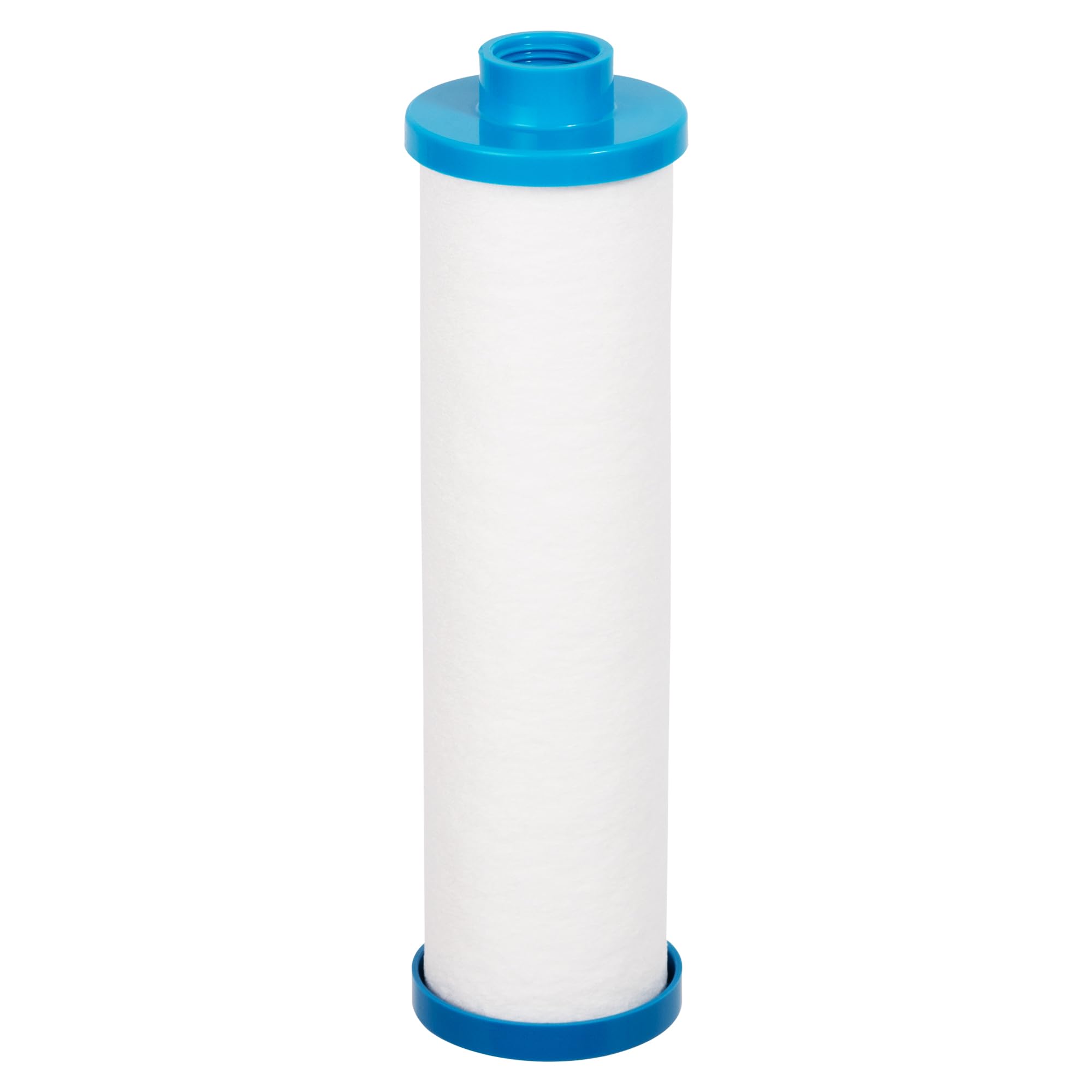 Blueflo hot tub filter with hose connection for simple pre-filtration.