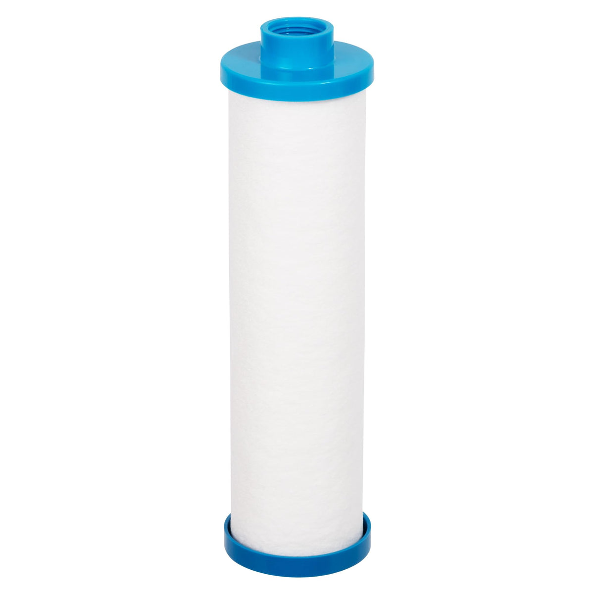 Blueflo hot tub filter with hose connection for simple pre-filtration.