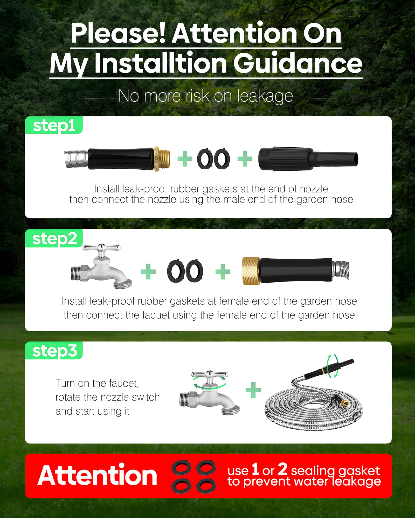 BlueGarden lightweight durable outdoor hose for everyday tasks
