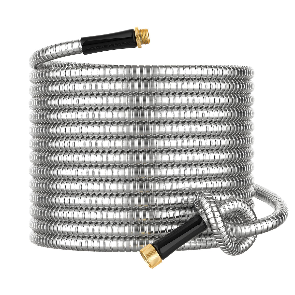 BlueGarden metal hose 20ft connector for durable outdoor watering and hose reel use.