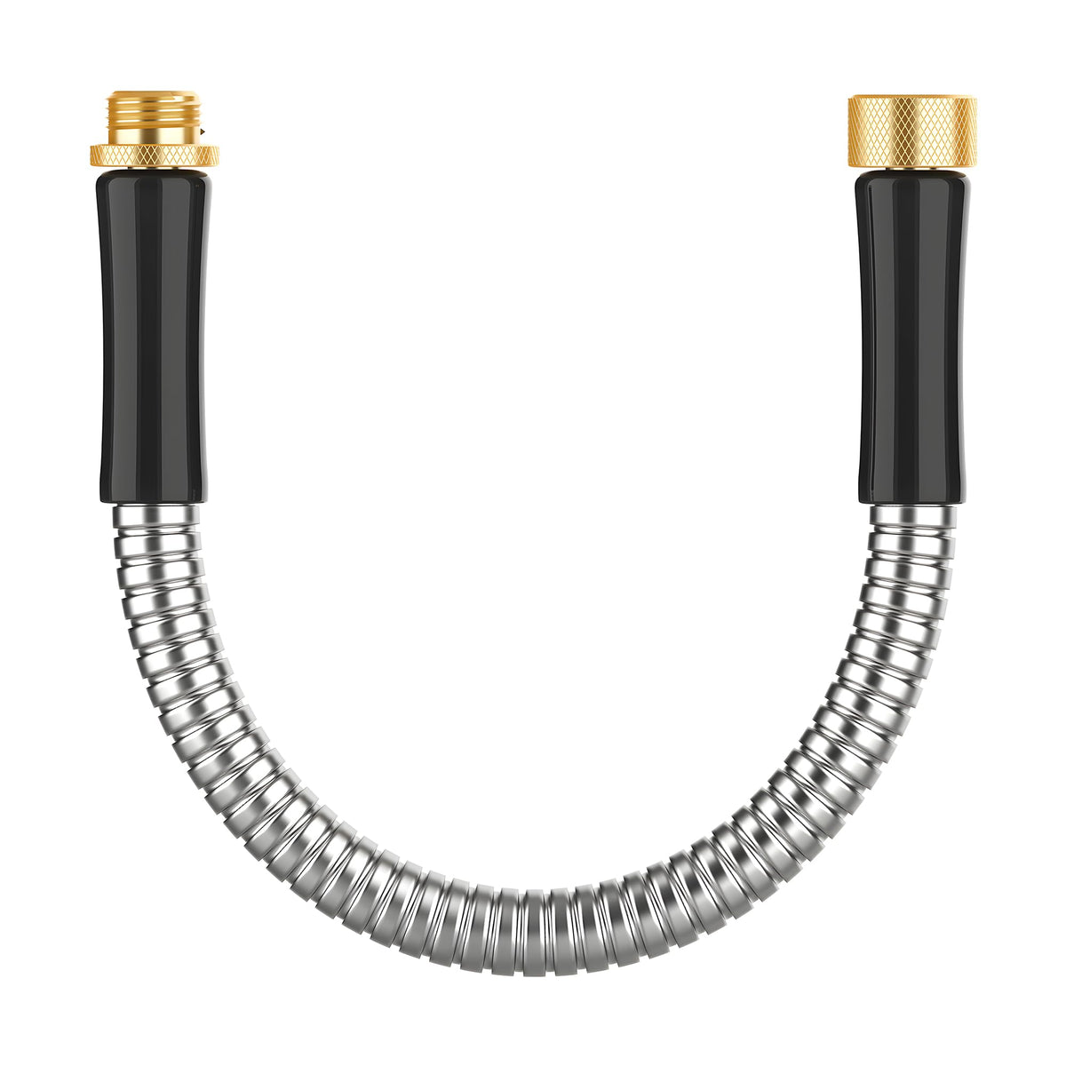 BlueGarden short metal hose 1ft connector ready for reel setups and leak-free connections.