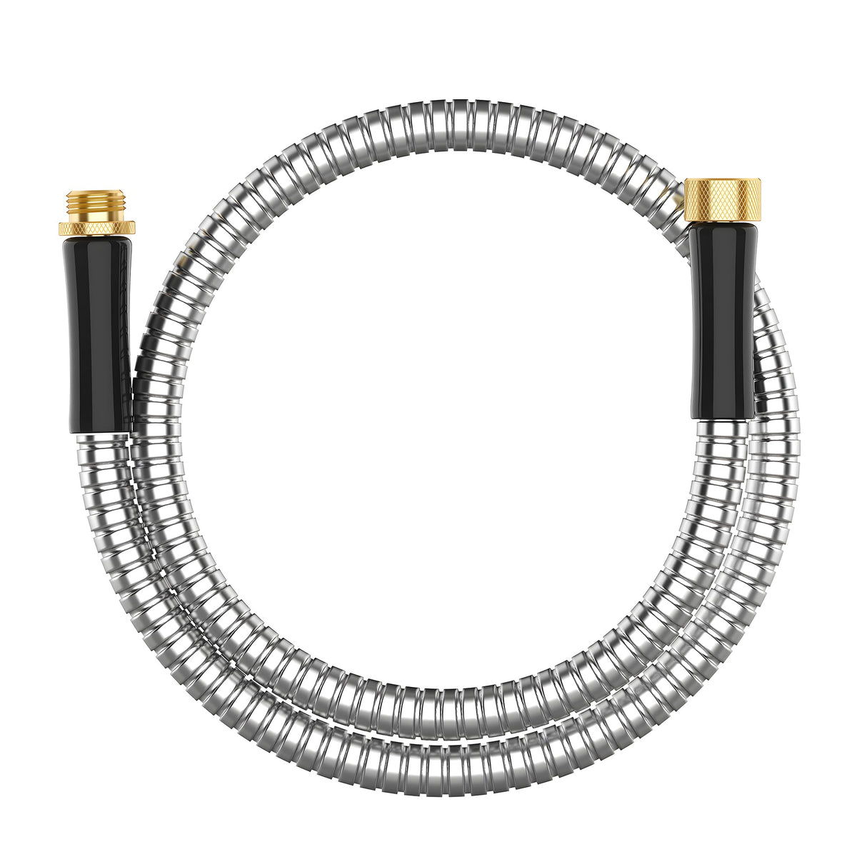 BlueGarden 5ft metal hose connector for tight spaces and easy reach
