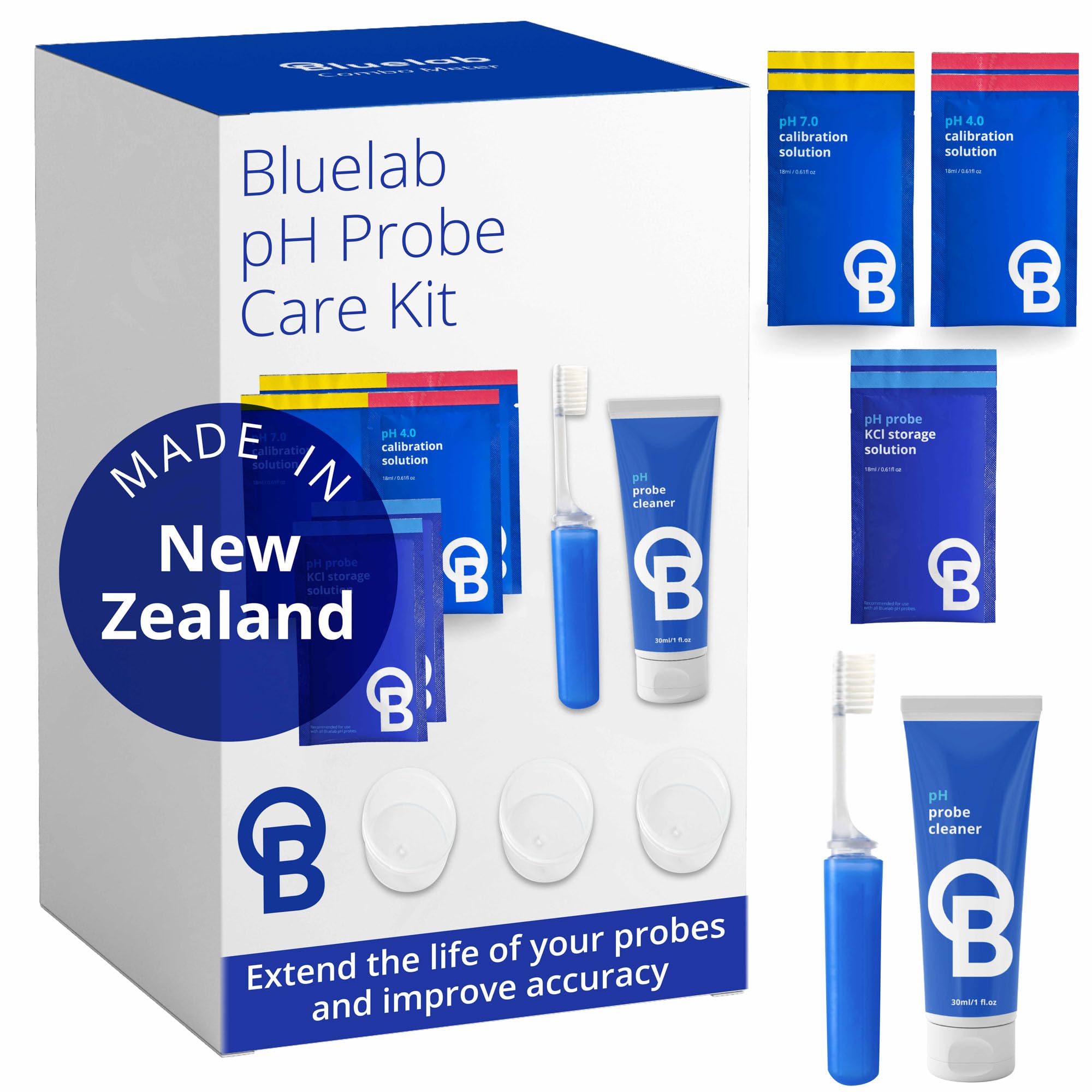 Bluelab CAREKITPH box with pH probe care kit for hydroponics