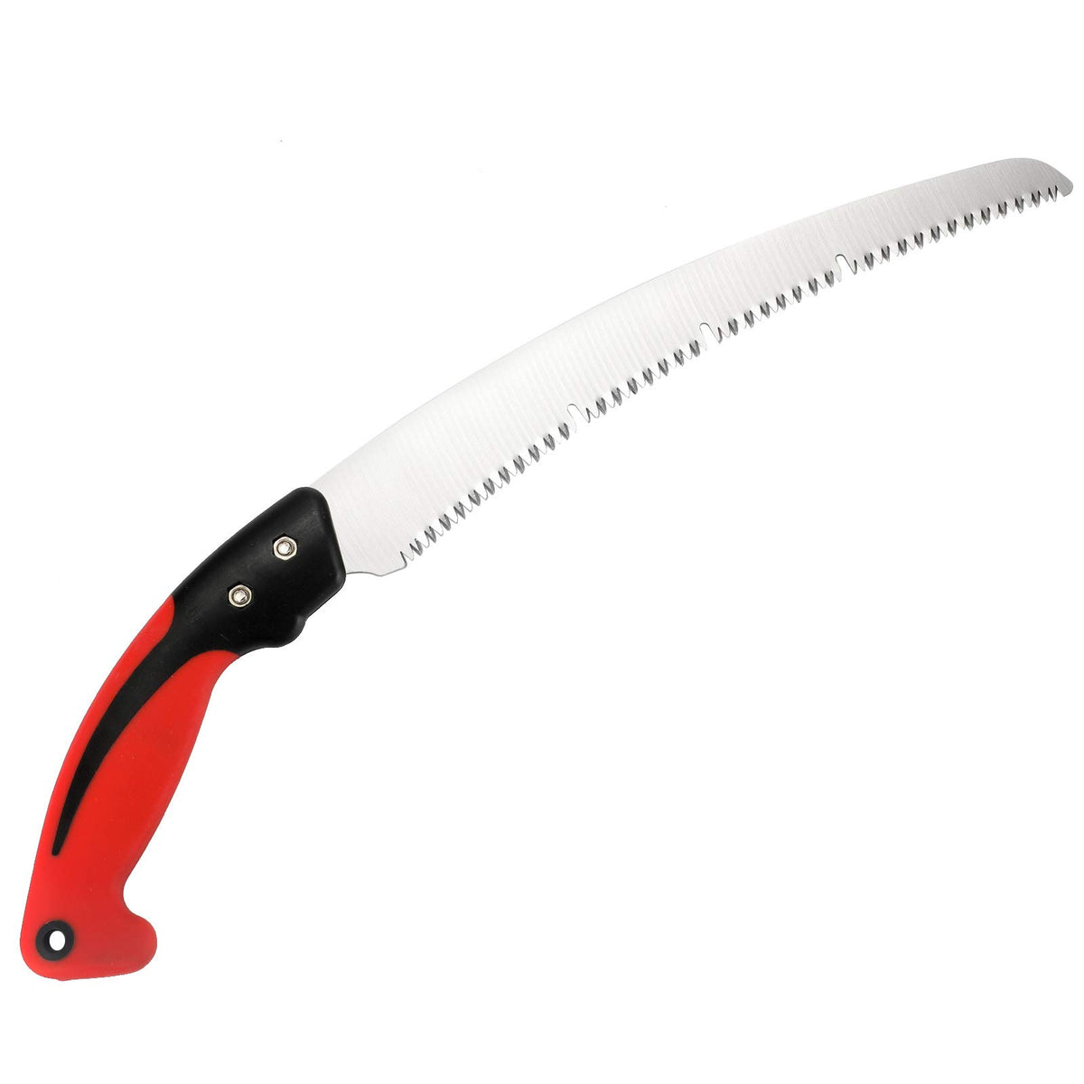 BlueNatHxRPR 11 inch folding pruning saw with curved blade for precise pruning.