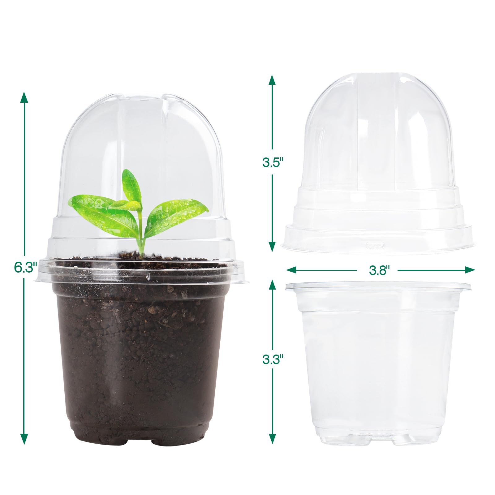 Bluepro durable-material nursery pot stands up to repeated use with sturdy edges.