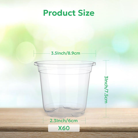 Bluepro seed pot with drainage holes for healthy root airflow