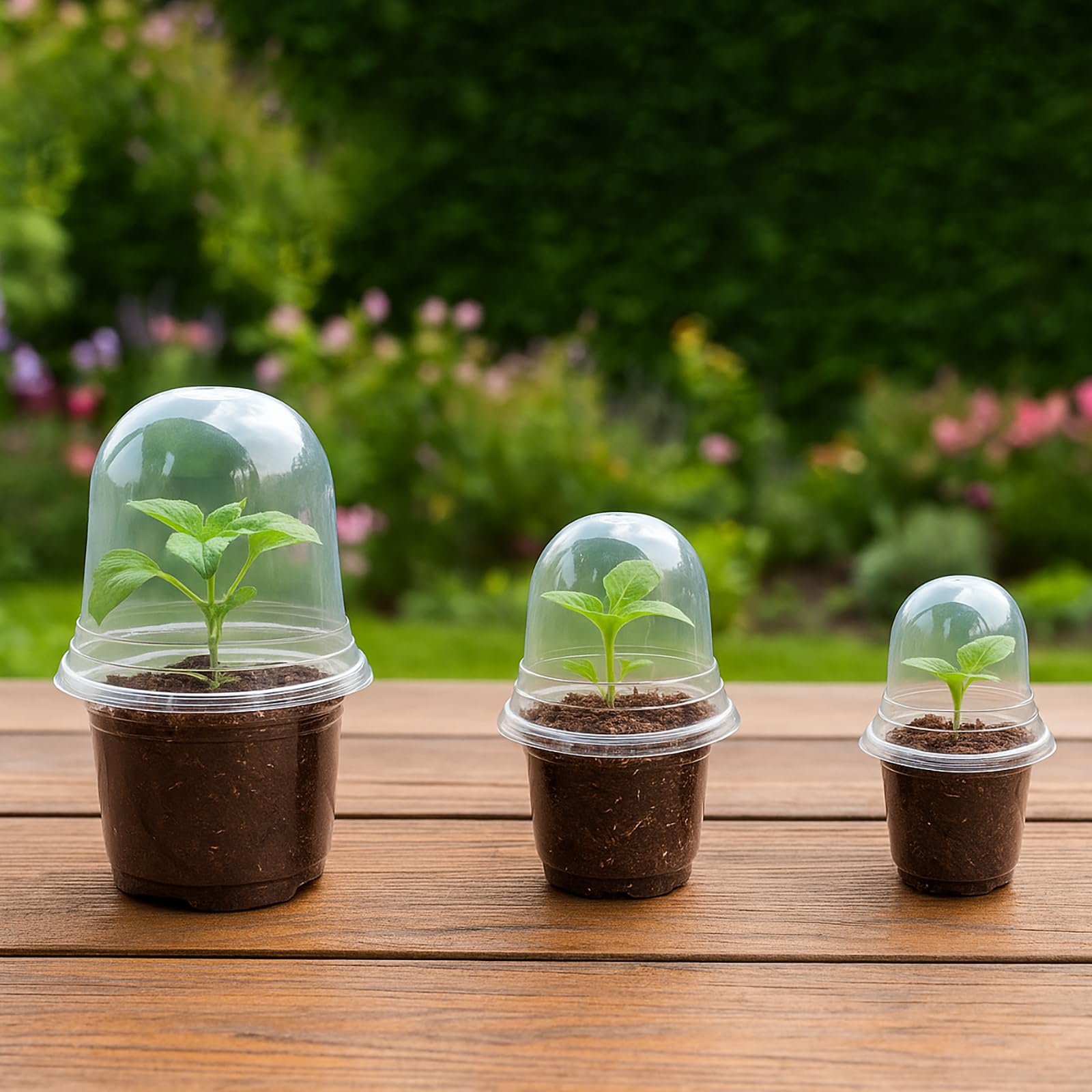 Bluepro stackable dome design saves storage space.