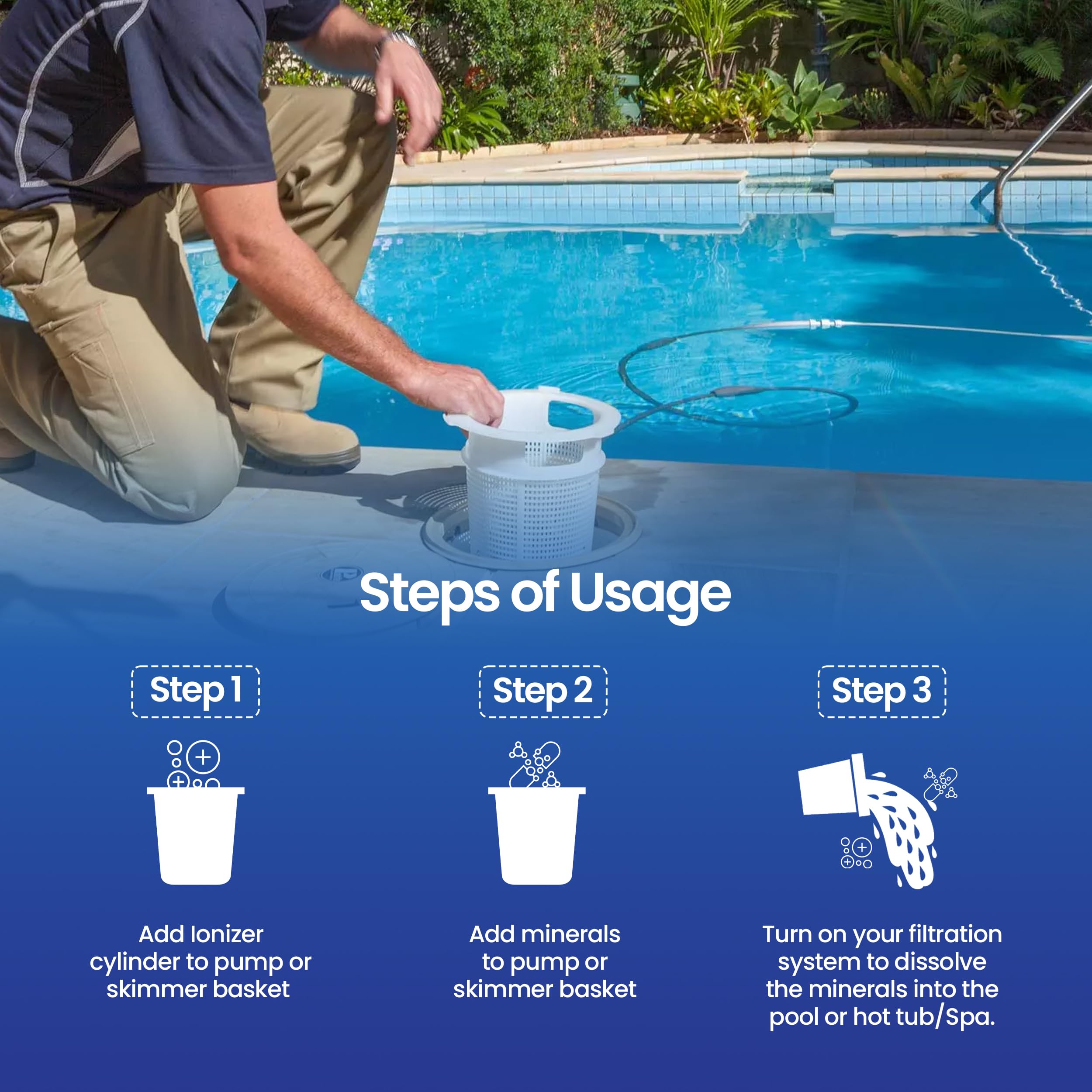 Blueray XL complies with regulations, offering a non-pesticide pool maintenance option