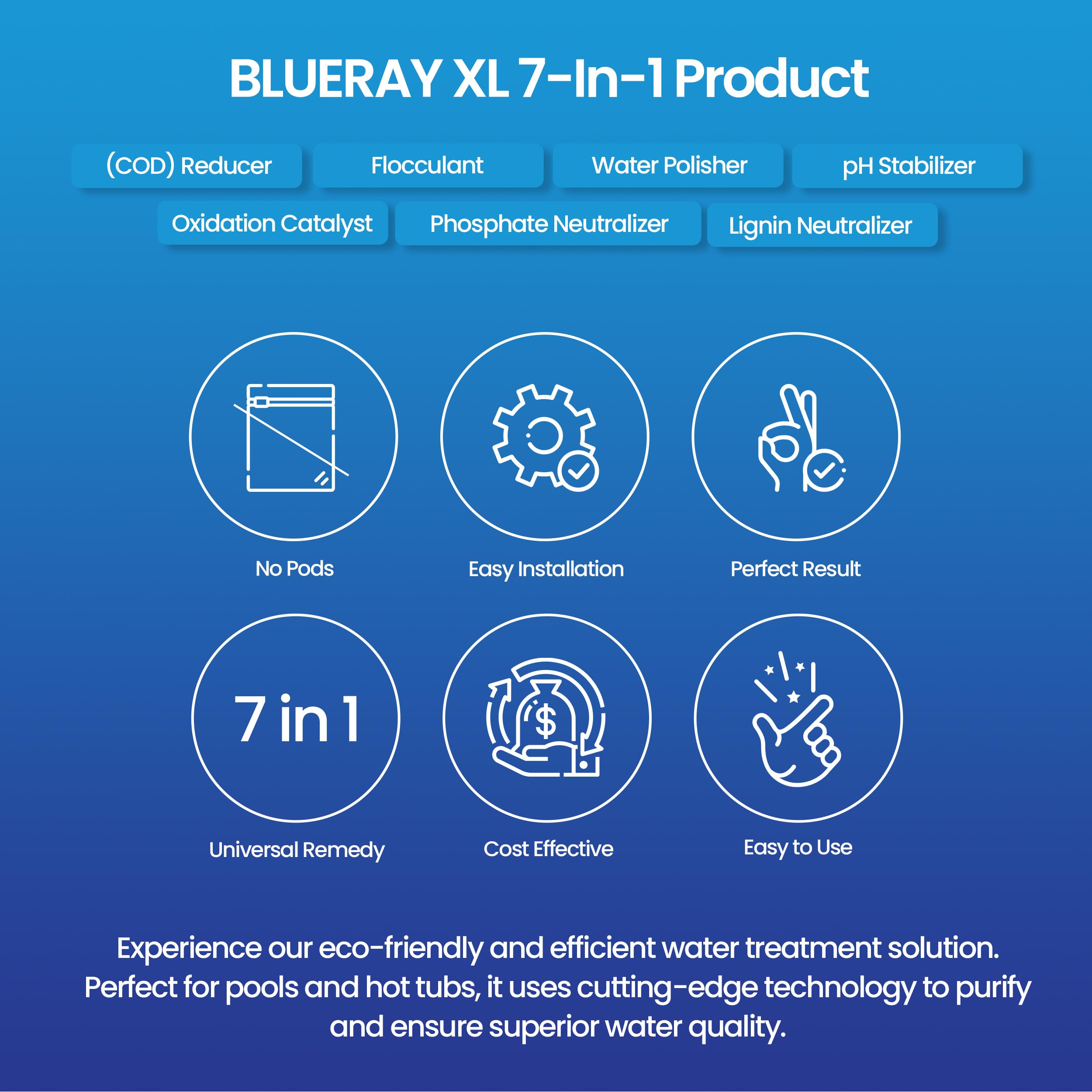 Blueray XL Starter Pack for 11,000-30,000 gallon pools