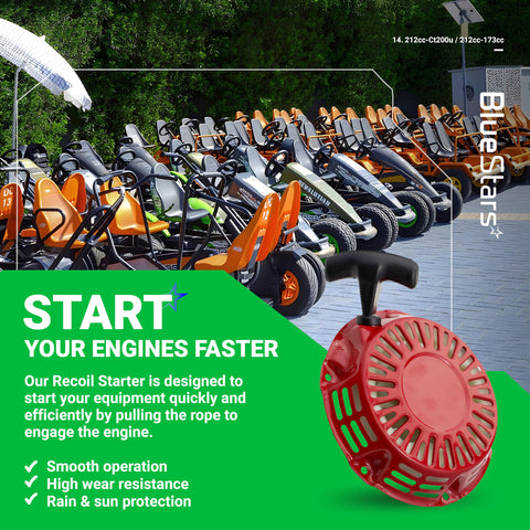 BlueStars 212cc and 173cc engine compatibility as replacement parts