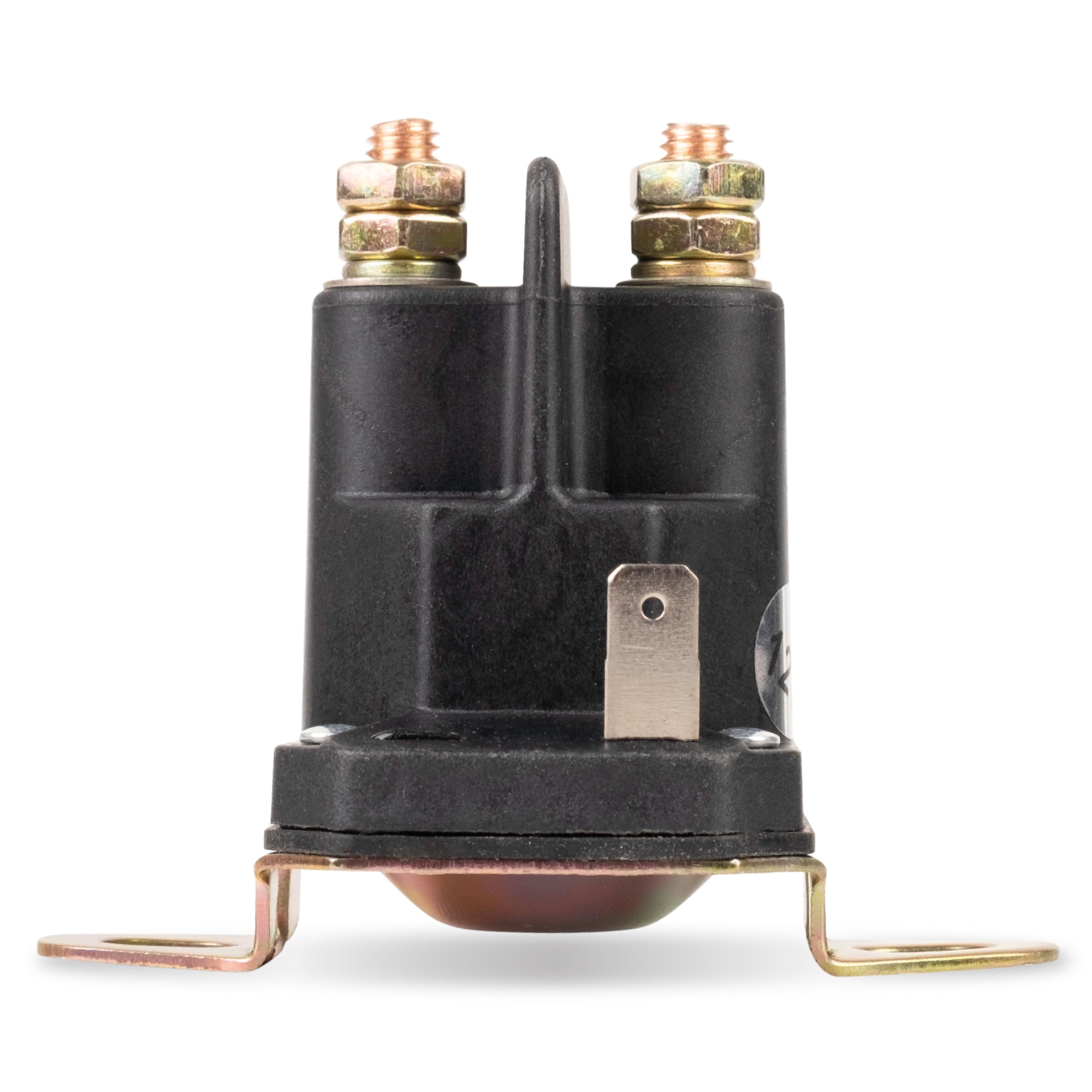 BlueStars 435-700 starter solenoid with three terminals for reliable mower starts.