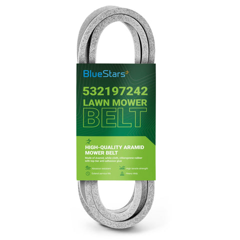 BlueStars 532197242 belt close-up reveals sturdy construction for long life.