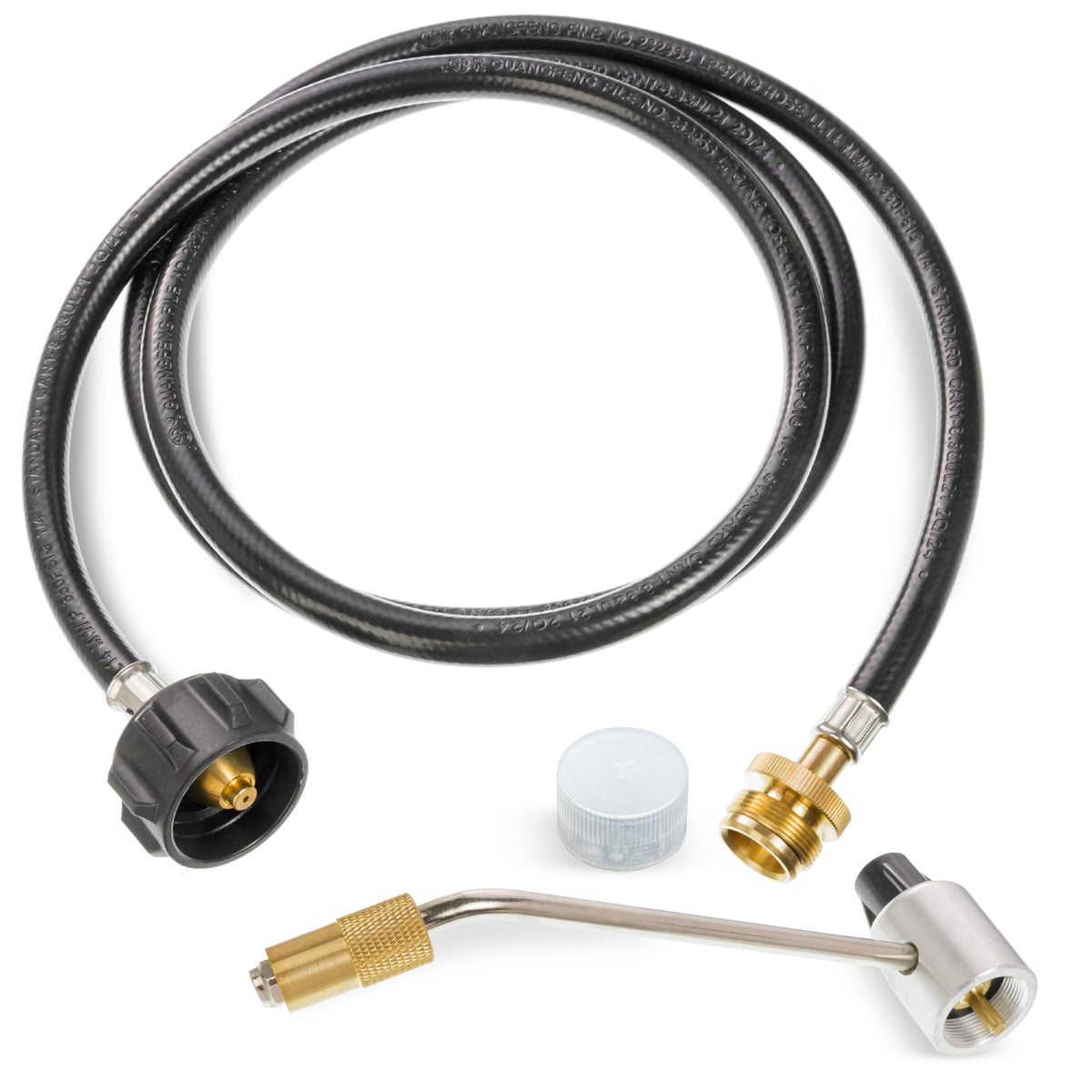 BlueStars 5430 regulator close-up for stable gas flow during outdoor cooking