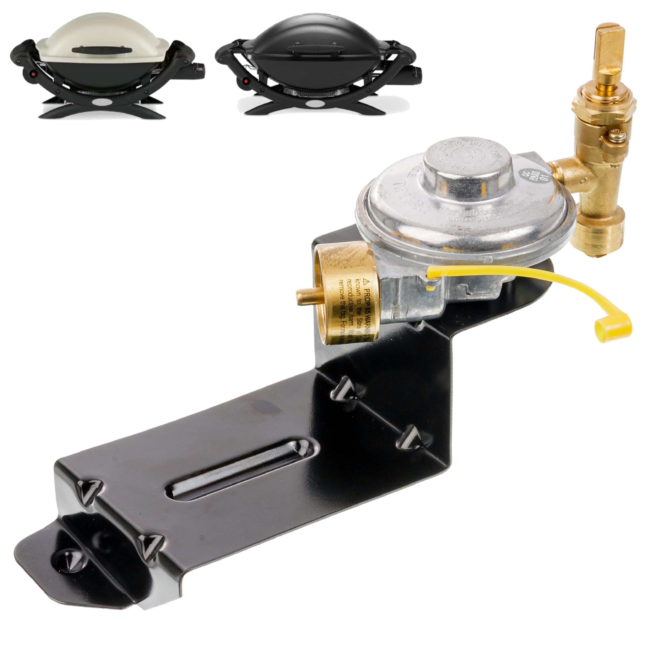 BlueStars 64866 valve regulator for Weber Q1000/Q1200 ensuring secure gas flow