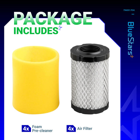 BlueStars foam pre-cleaner bundle complements air filters