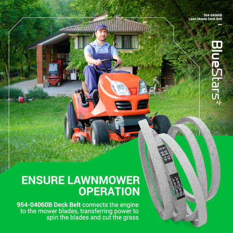 BlueStars 954-04060C deck belt for 42-inch mowers ensures smooth operation and long life