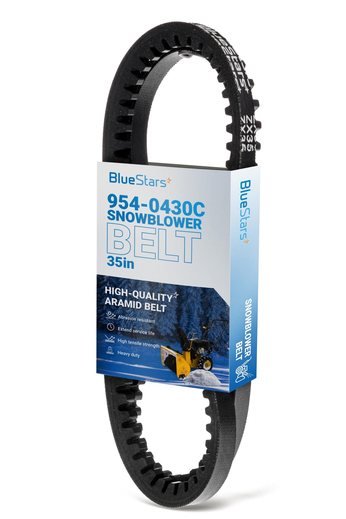 BlueStars 954-0430C belt package ready for snow blower maintenance