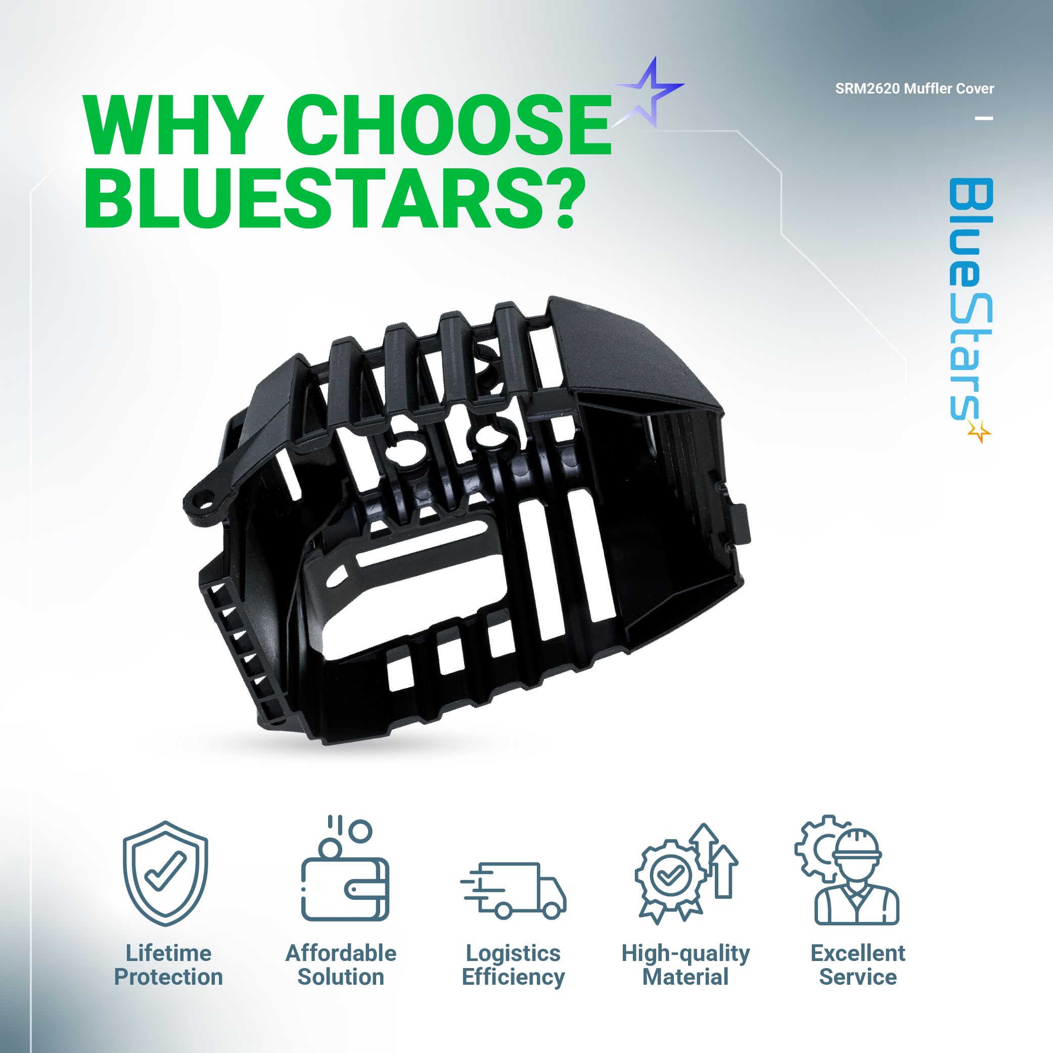 BlueStars A320001200 packaging and quick-install instructions