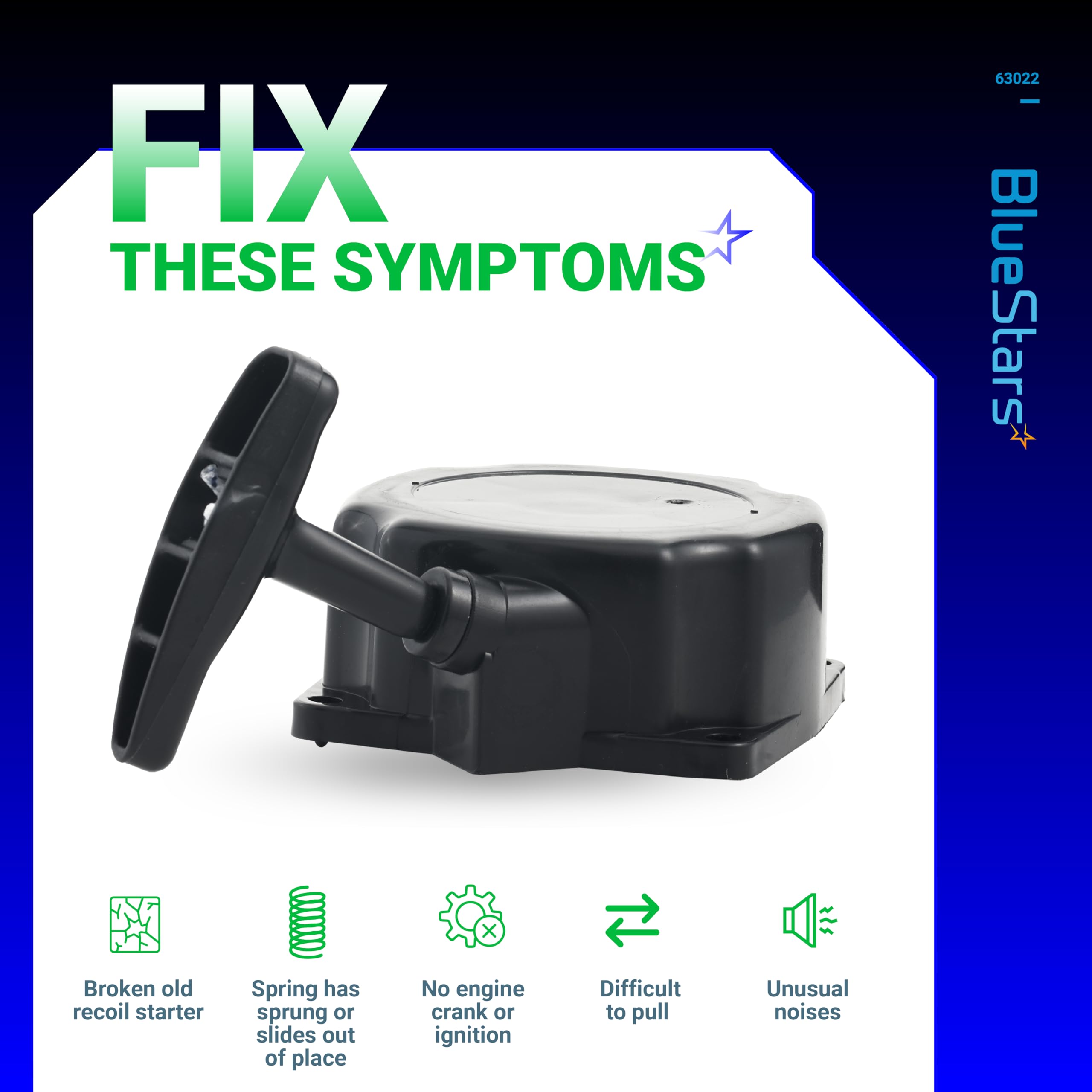 BlueStars ABS pawls and metal case for long-lasting operation