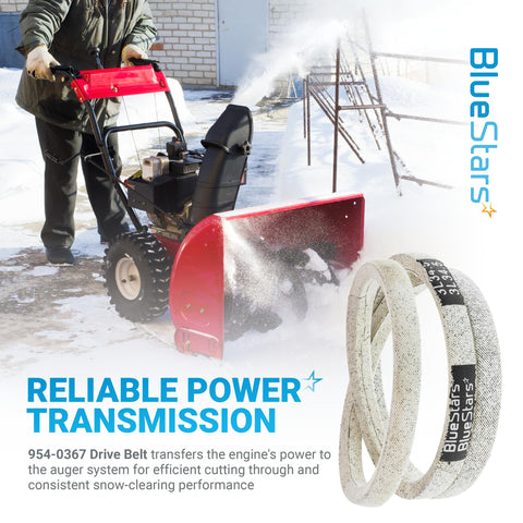 BlueStars belt construction with chloroprene rubber for durability.