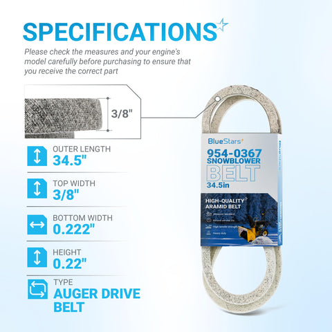 BlueStars belt wrap reinforced with aramid cords for wear resistance.