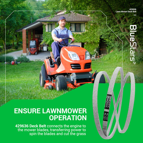BlueStars 917253790 deck belt keeps Craftsman decks moving smoothly