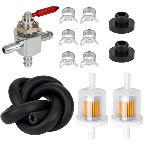BlueStars cut-off valve for Scag with two-way flow reduces leaks.