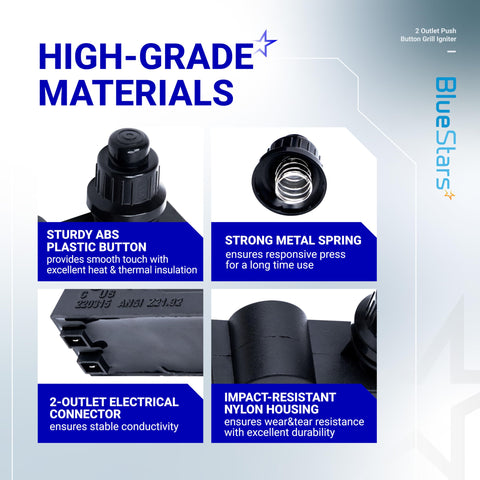 BlueStars DHLG-12 ABS plastic body resists heat and residue