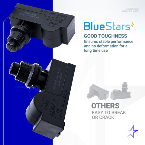 BlueStars DHLG-12 dual-outlet connector for stable sparks
