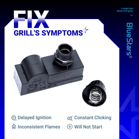 BlueStars DHLG-12 installed on a Broil King grill