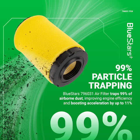 BlueStars polyurethane foam filter offers durable protection