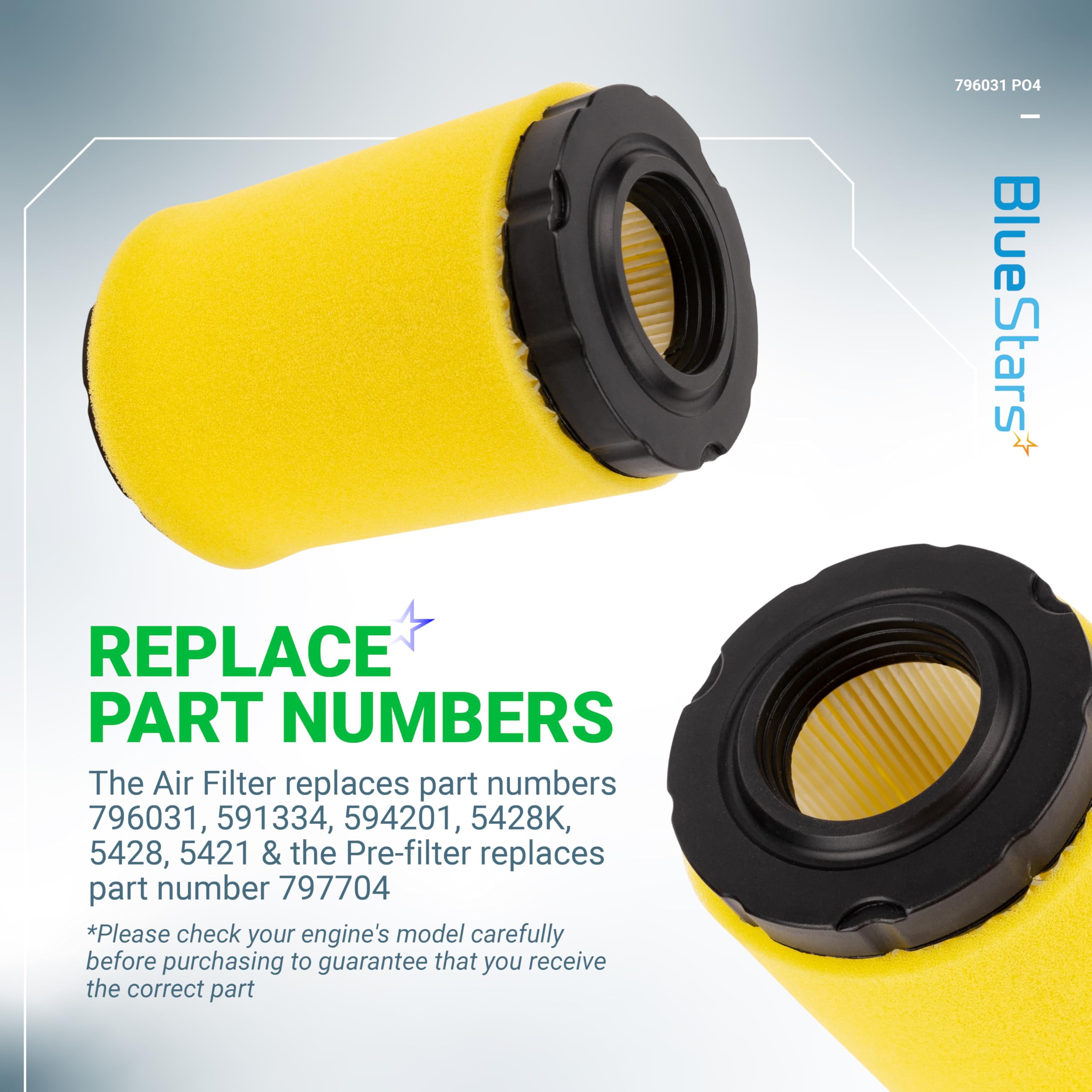BlueStars easy-install guide for quick mower maintenance