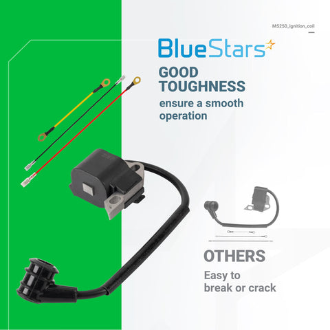 BlueStars easy-installation steps image guides DIY coil replacement.